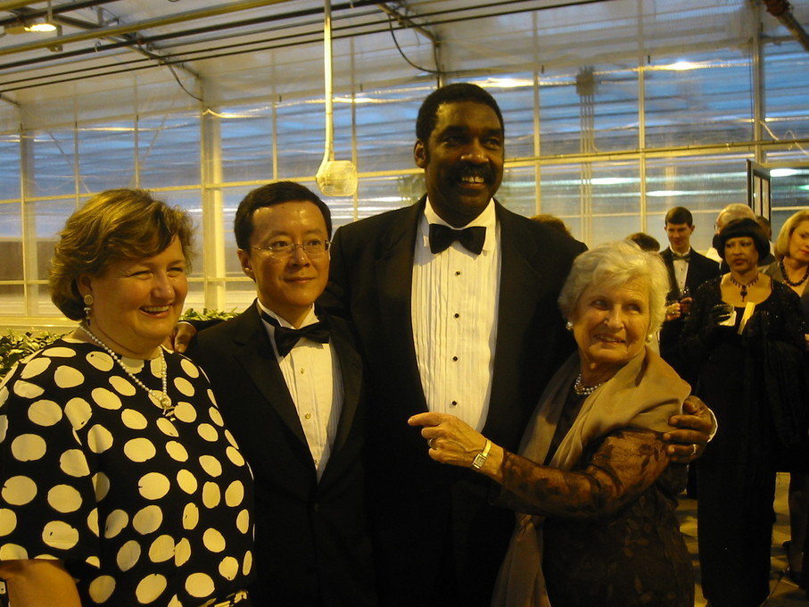 Bill Strickland, Helen and Peggy at the Drew Mathieson center opening