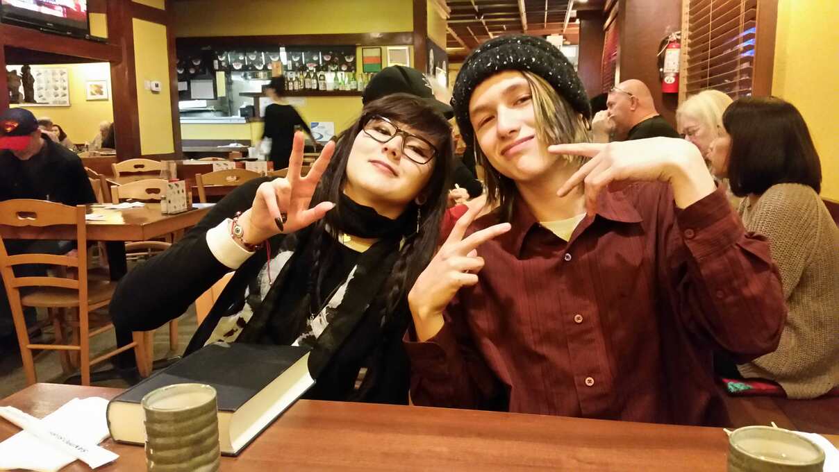 Gwendelyn and Anthony Robinson, grandkids