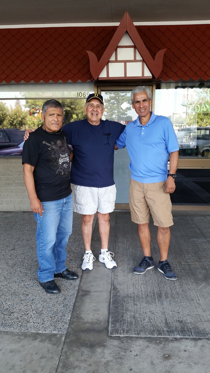 Active Major Jose Espinosa, Dad, Lt. Col. Mark Ybarra - Ret. 