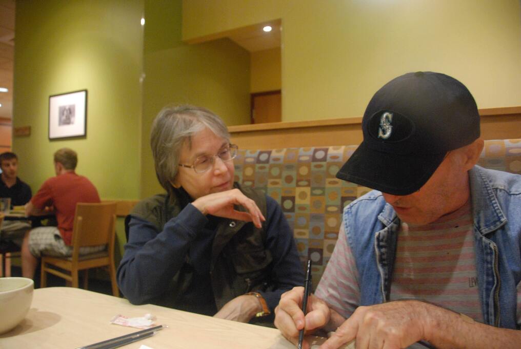 Ruth and Charles, August 2010.  (Photo provided by Barry Bruce.)