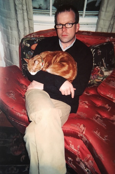 John and his favorite cat Neppy