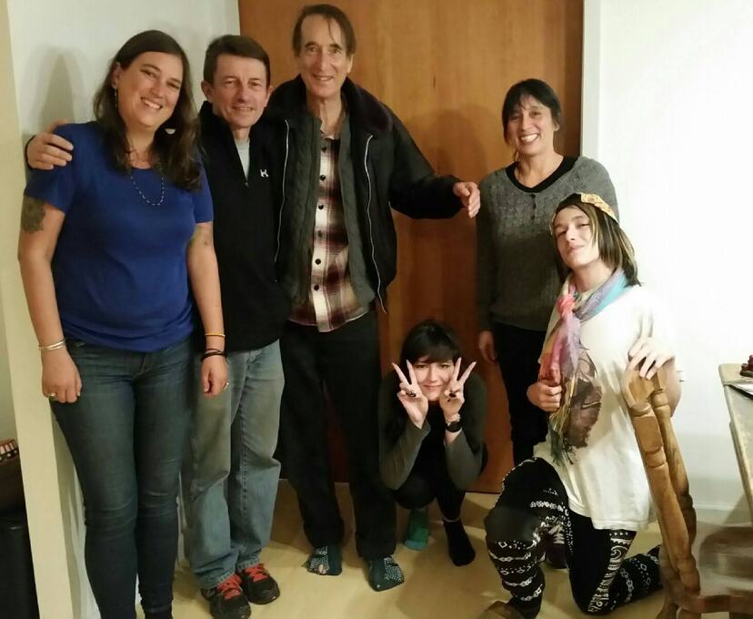 Brajerani, Frank, John, Gwen, Jackie, and Anthony