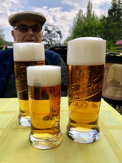 Post Karlstejn Czech beer and lunch