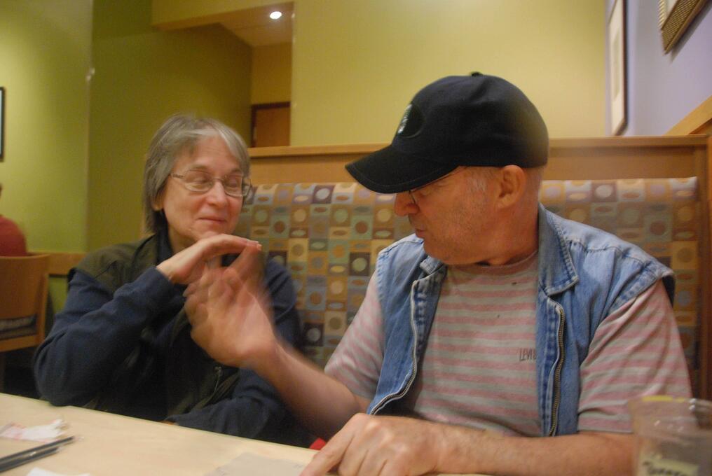 Ruth and Charles, August 2010.  (Photo provided by Barry Bruce.)