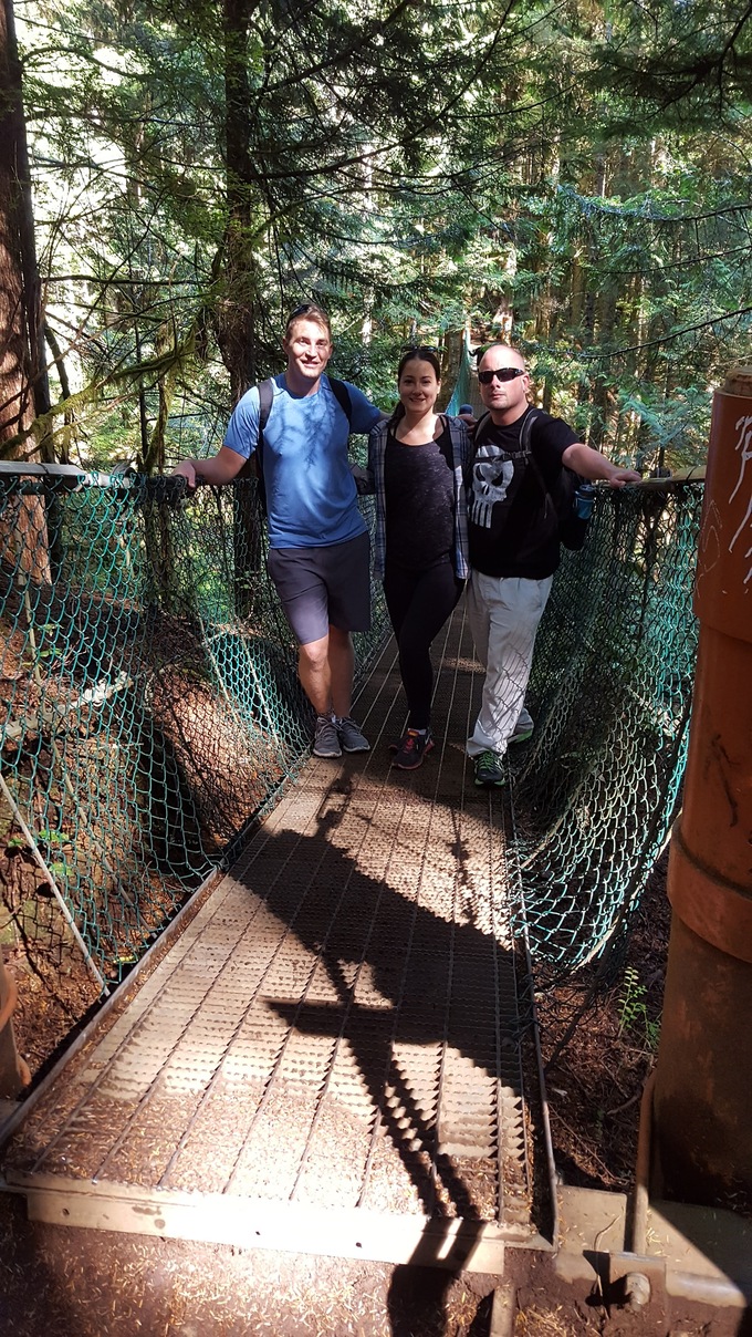 Suspension Bridge on Juan de Fuca Trail