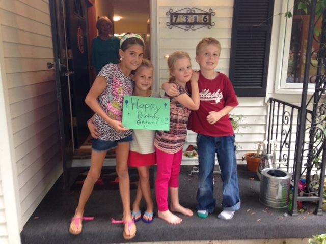 Ann at Graham's birthday