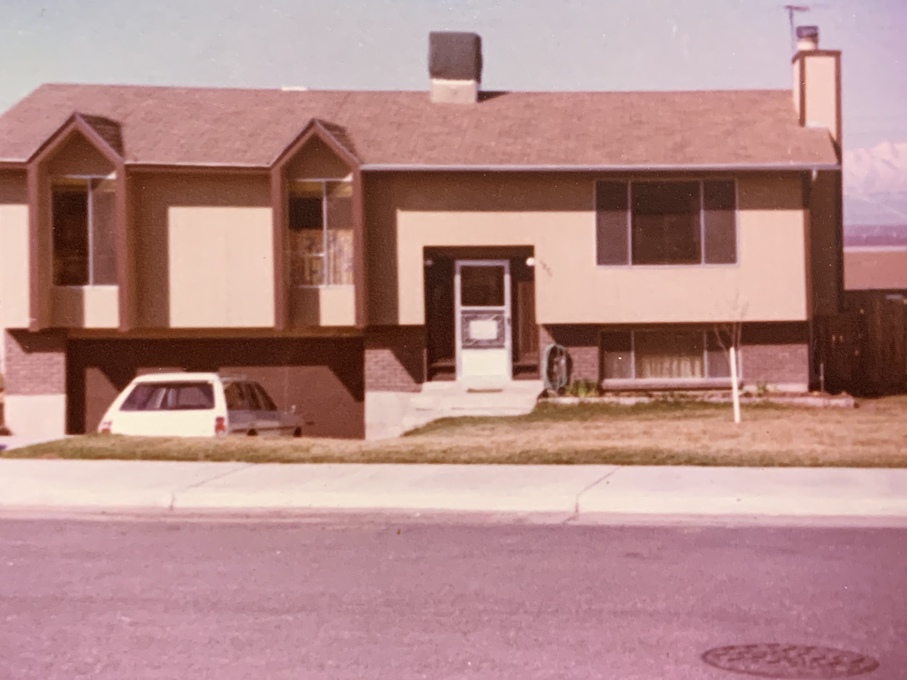 Home she grew up in, Orem Utah