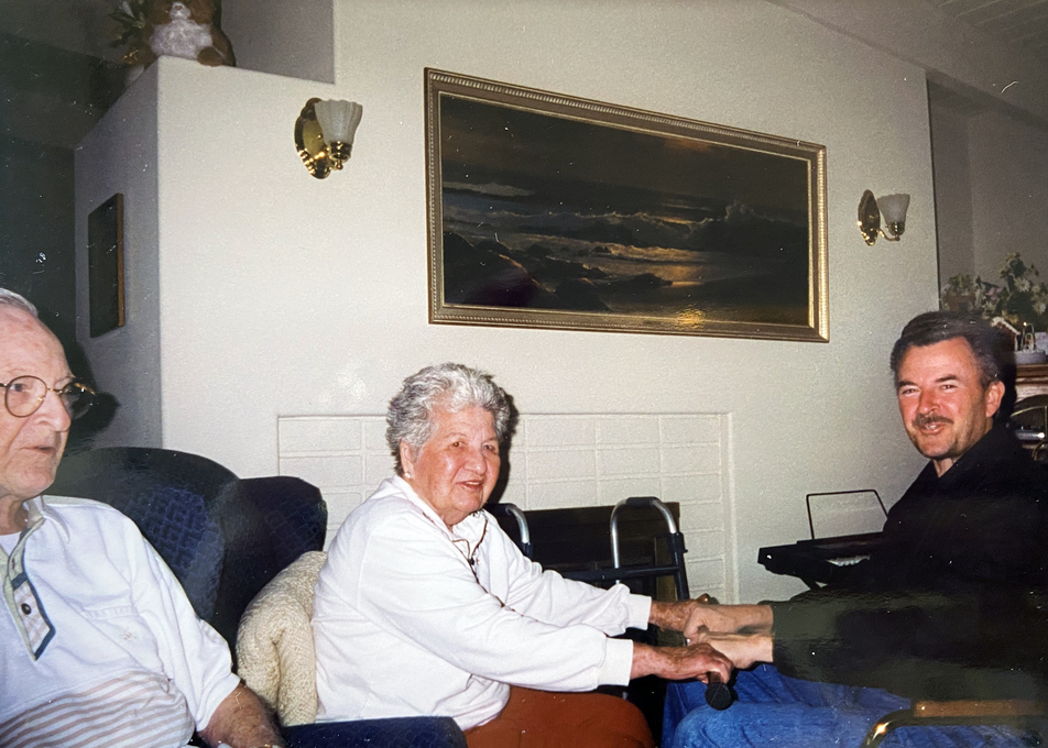 George with his mom & dad