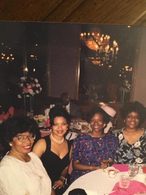 Sisters Janet and Michele with Judith and daughter, Vivian