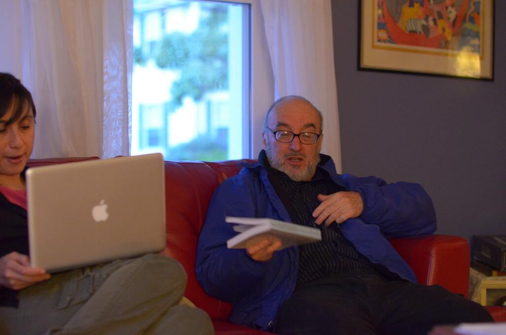 Charles on the day of Jessie's graduation.  May 2011.   (Photo provided by Barry Bruce.)