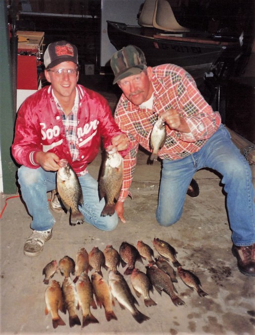 Greg Branch (son-in-law) and Howard 4-1990