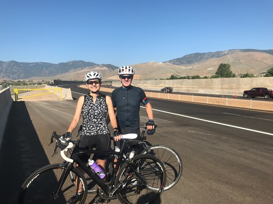 Riding the new I-80 stretch in Carson City