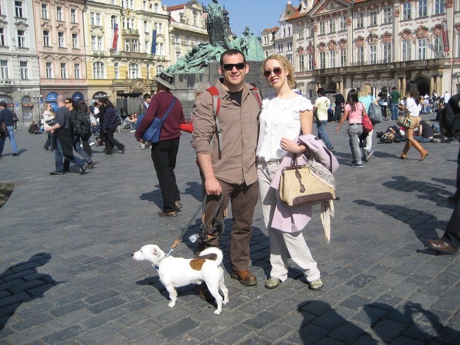 Jon, Em & Rusty in Prague 