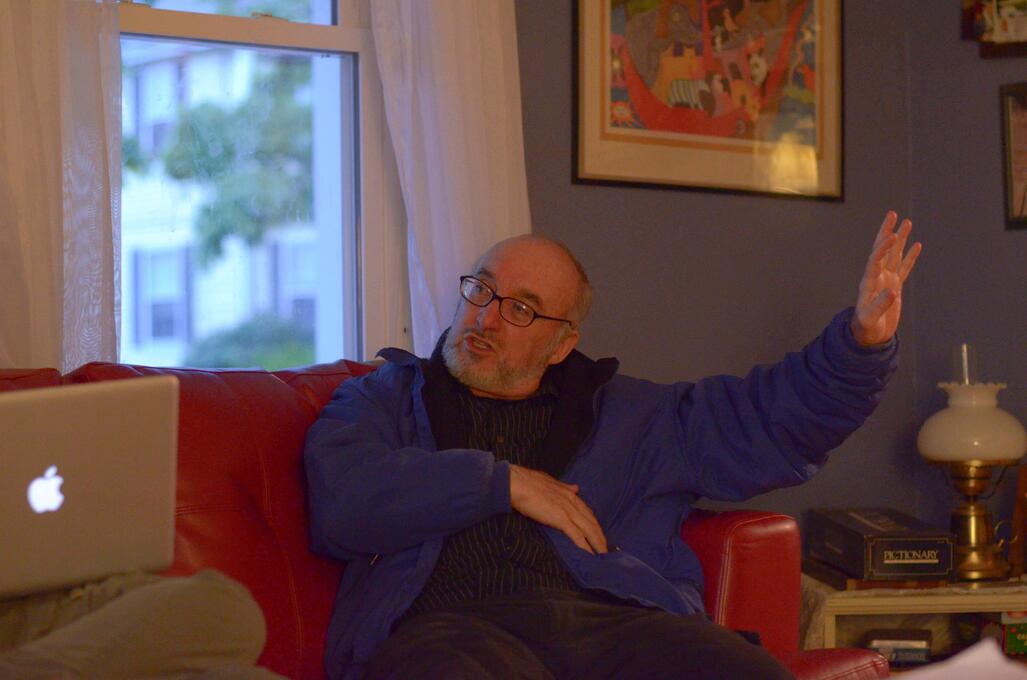 Charles on the day of Jessie's graduation.  May 2011.   (Photo provided by Barry Bruce.)