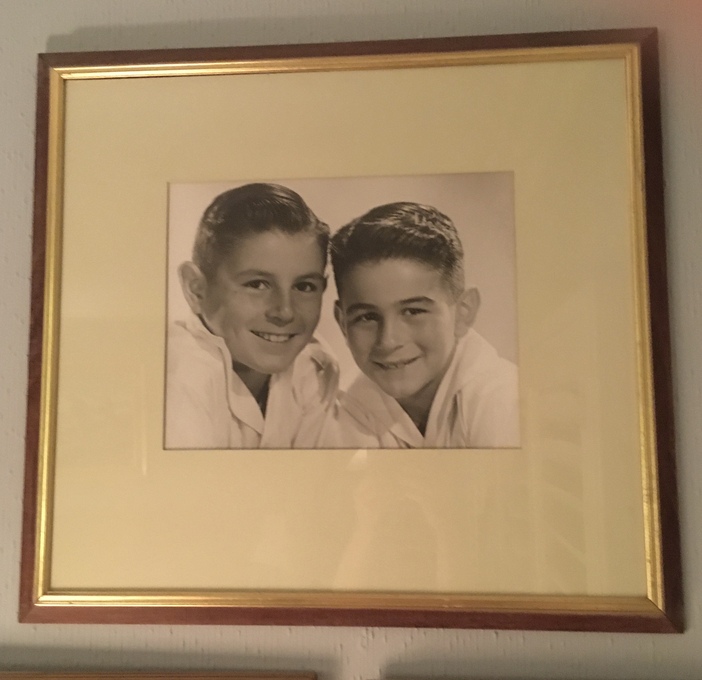 Peter & his brother, George. (Peter is on the right) late 1930s.