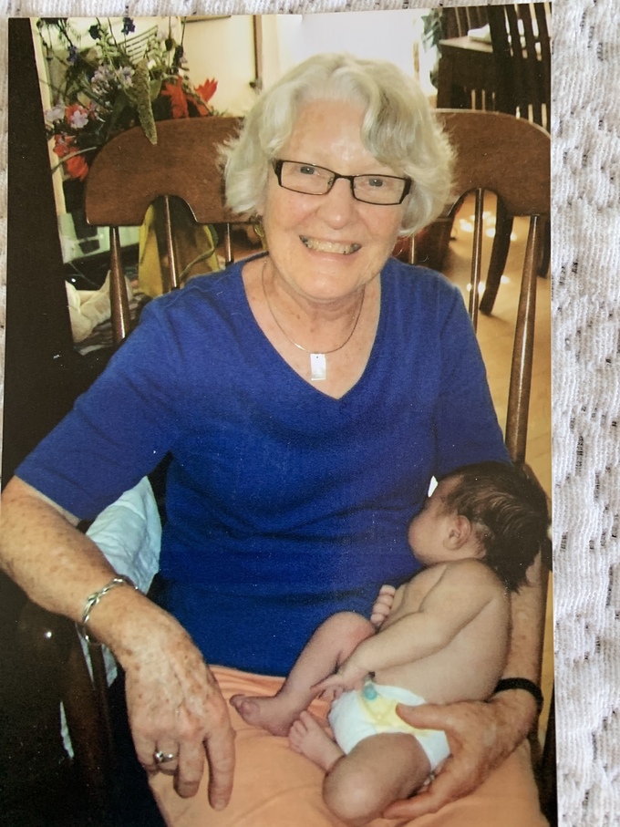 Mom with newborn Dalton