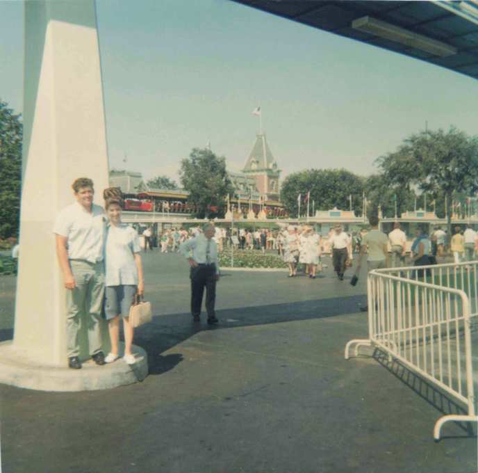 DISNEYLAND 1967!! Barbara is pregnant with Rachel here.