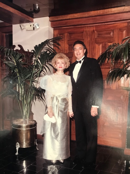 Gloria and Douglas at the club