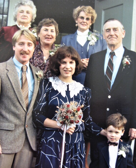Doug & Linda's Wedding with Edith, Marge, Barb, Reg, & Evan