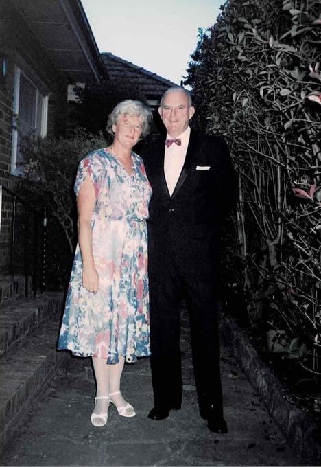 mum and dad ready for a big night out!