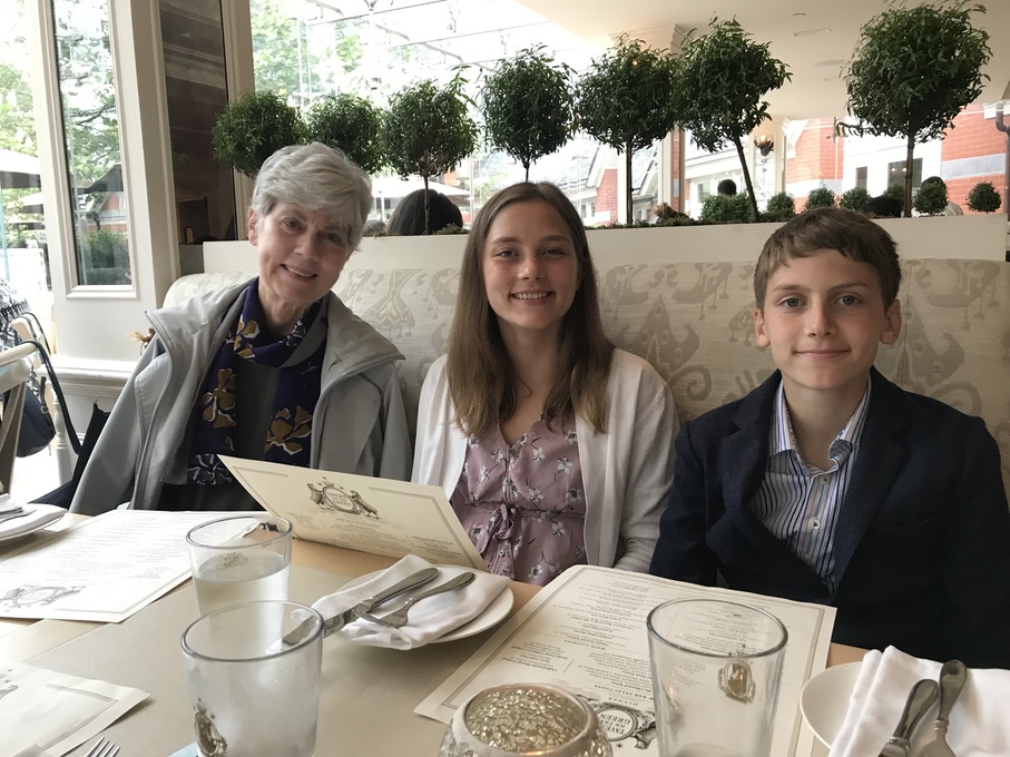 Ann at Tavern on the Green restaurant in Central Park NYC