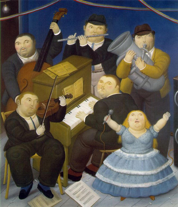 Fernando Botero's "The Musicians"