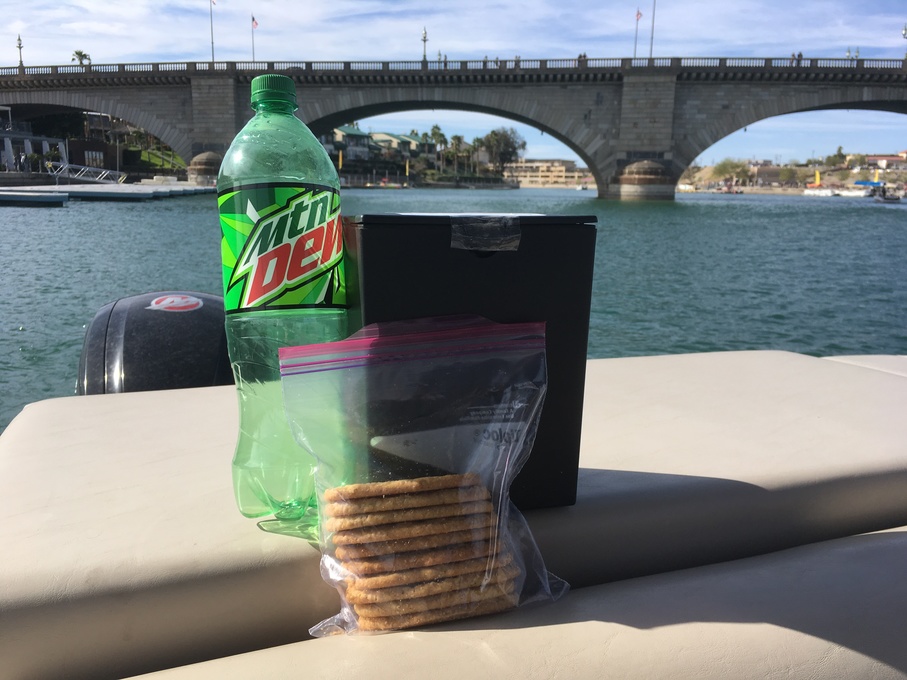 Honoring Mike at the London Bridge