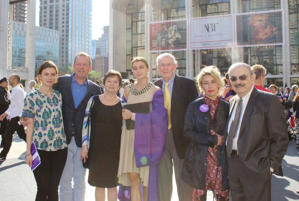 McGee Family at Zoë's Graduation from NYU