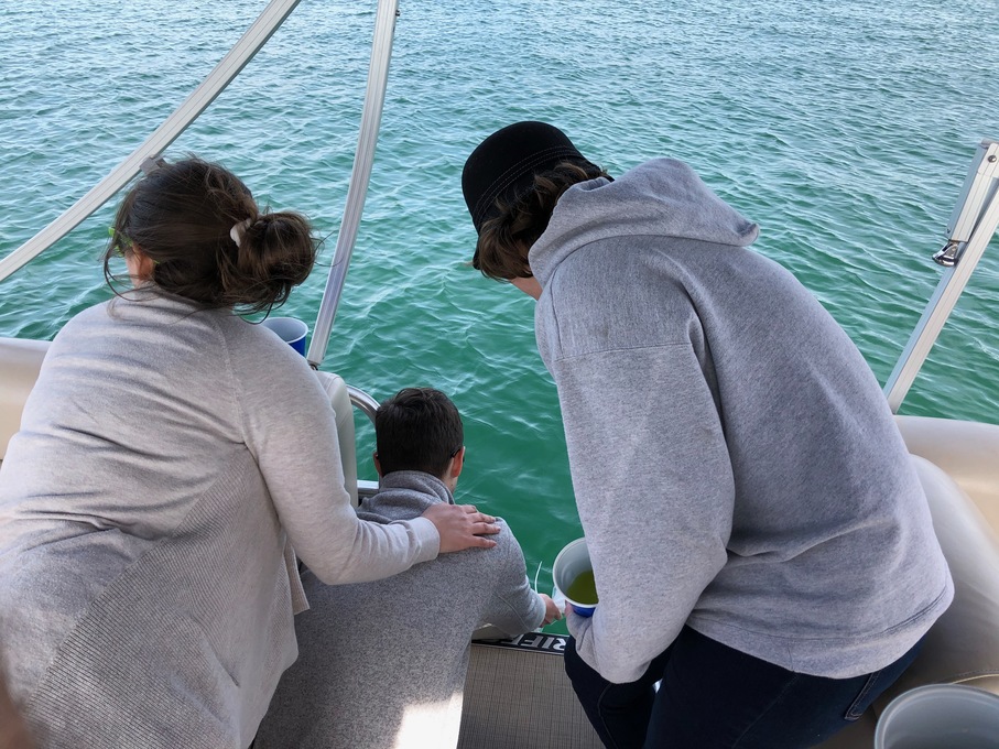 Melody, Harmony and Shawn spread Mike's ashes 3/9/19