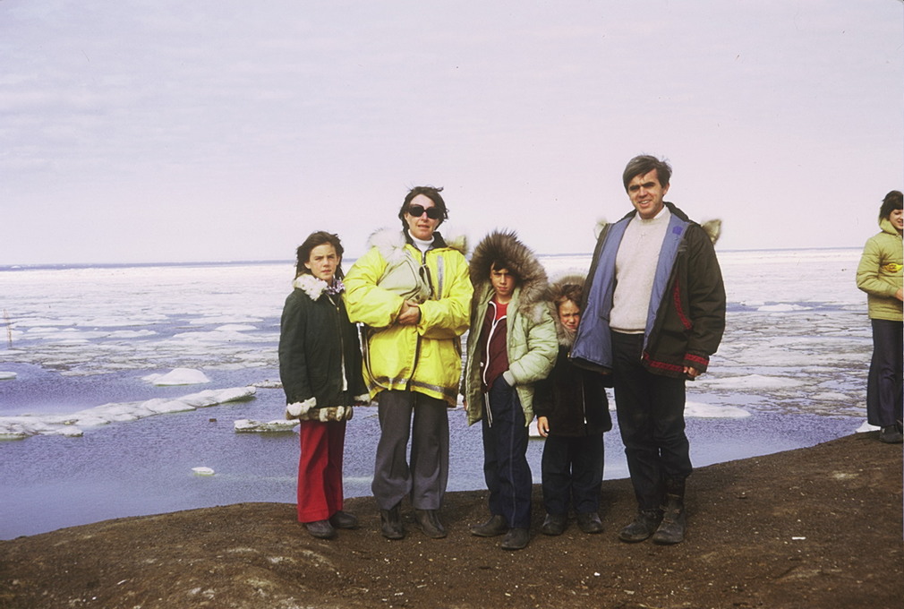 Point Barrow 1972 ice breaking July 4th