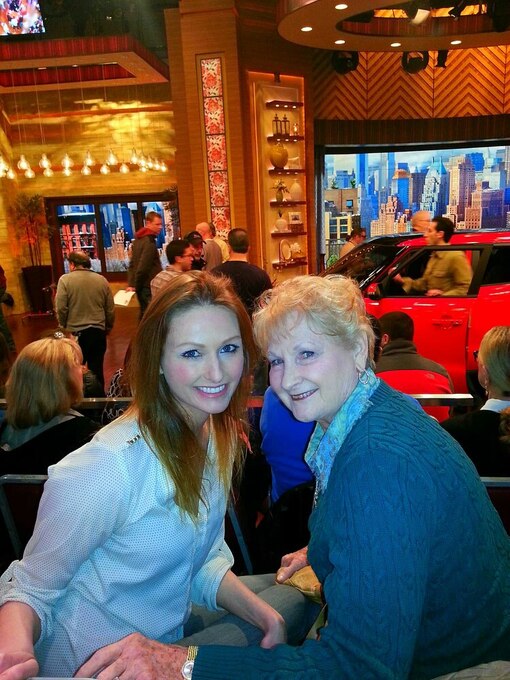 Mema and Courtney at Live with Kelly and Michael in NYC