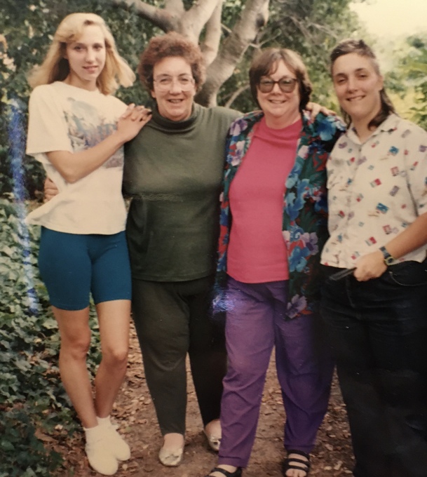 Lisa, Sherry, Ann, Diane, early 1990s