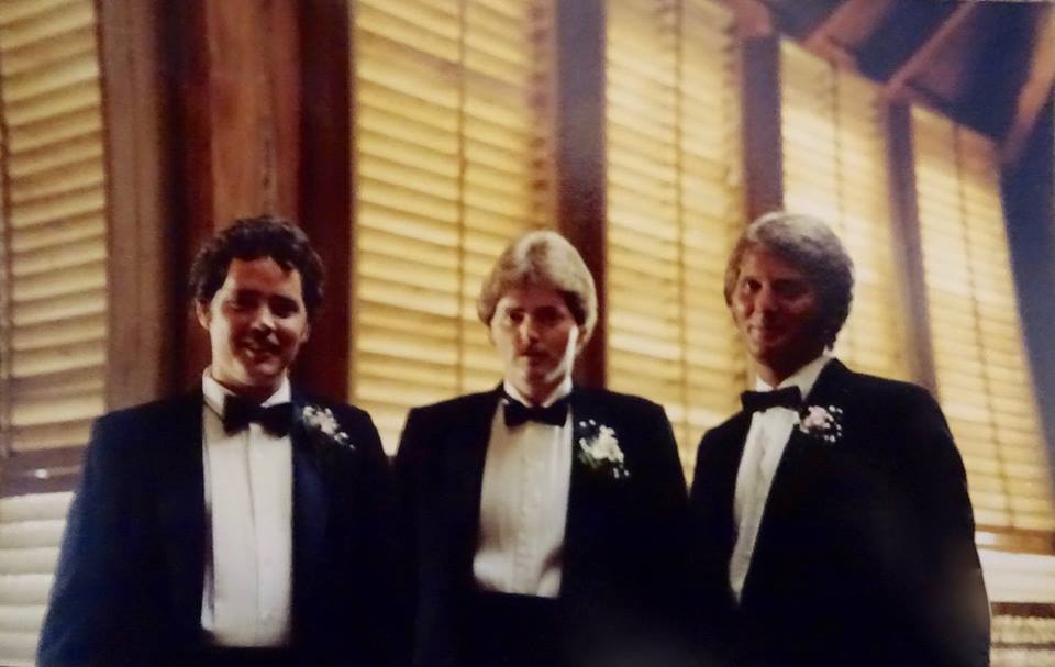 Mike at his brother Chris's wedding