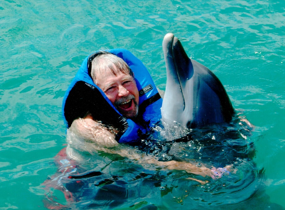 Bill experiencing pure joy not long ago, new adventure in a long life of adventure