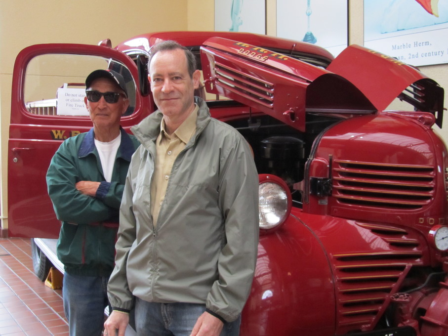 Carl and Chuck at Hearst Castle 