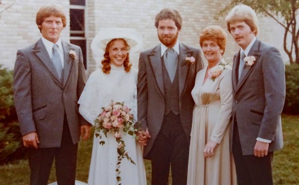 Mike at his brother Rick's wedding