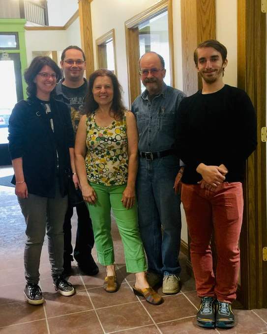 Ralph and his neice, Lindsey and her husband ( and Karen and Byron)