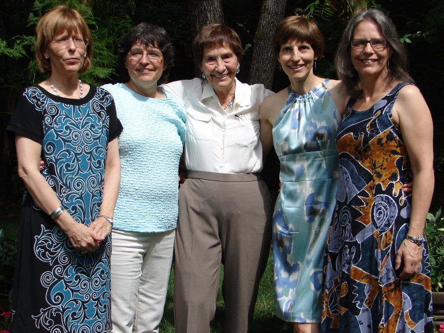 Terry with her daughters