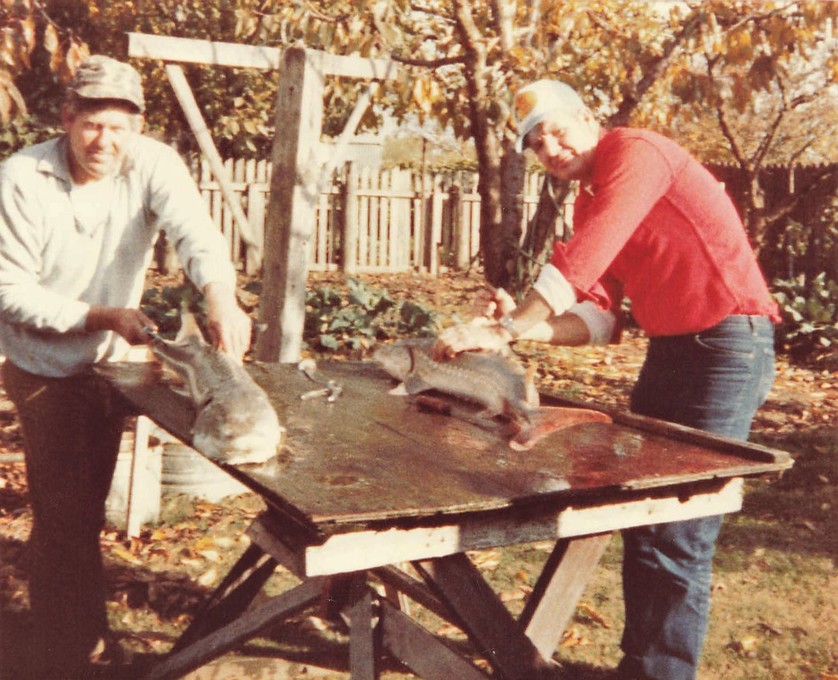 Howard Cole & Rod Wilson 1984 little sturgeon