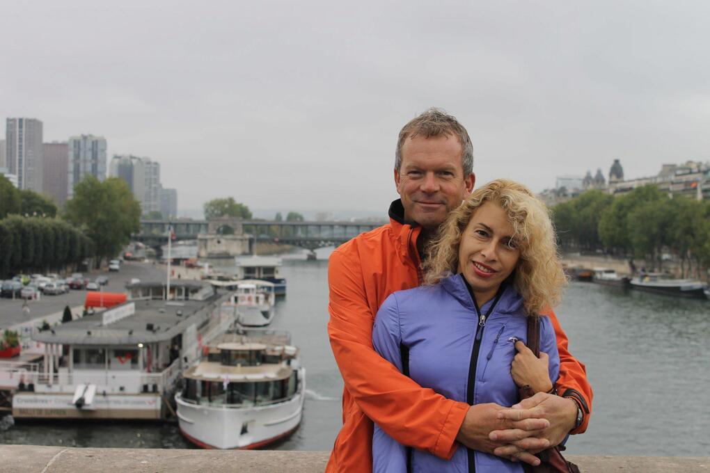 John and Laila in Paris, France