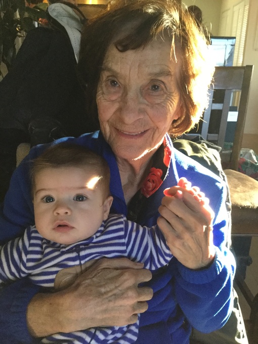 with great grandson Milo