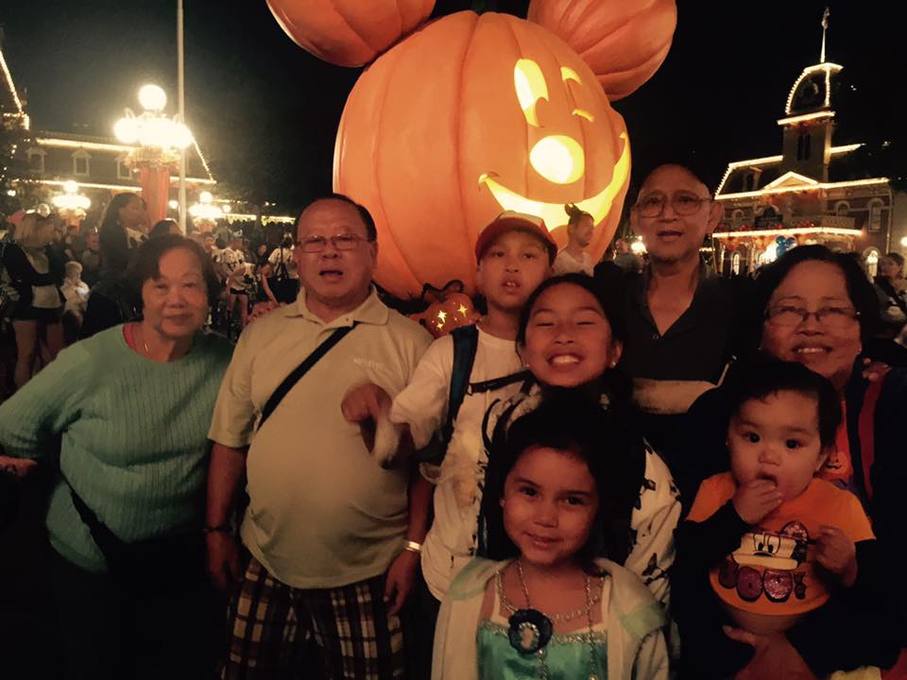 At the october installation of Disneyland