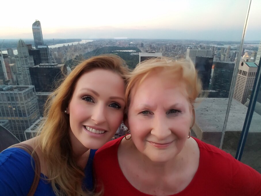 Mema and Courtney in NYC at On Top of The Rock