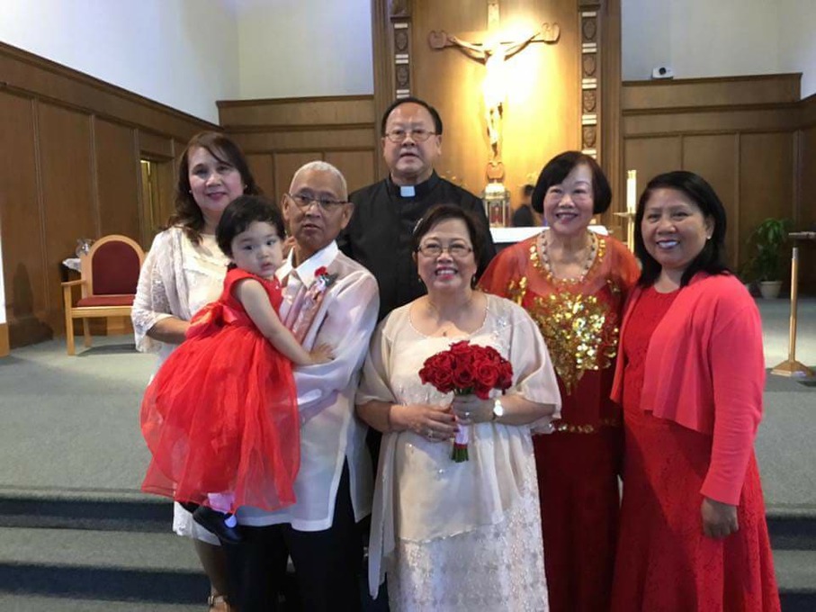 At the wedding celebration of Andy and Millie Malinao