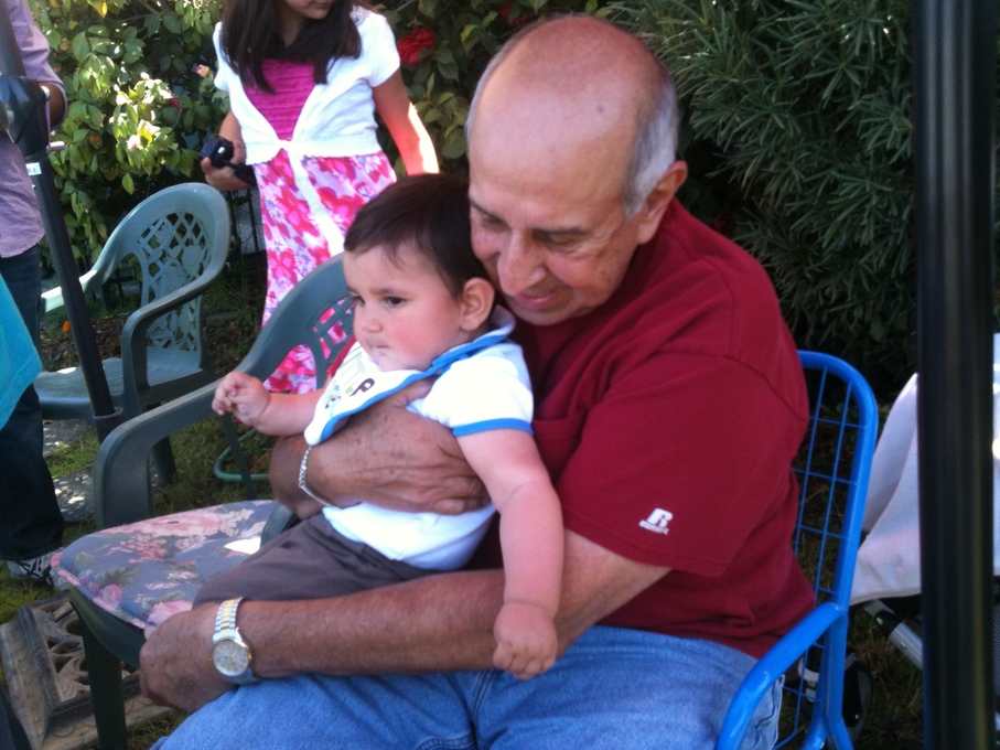 Dan and his Adored Grandson, Arjan
