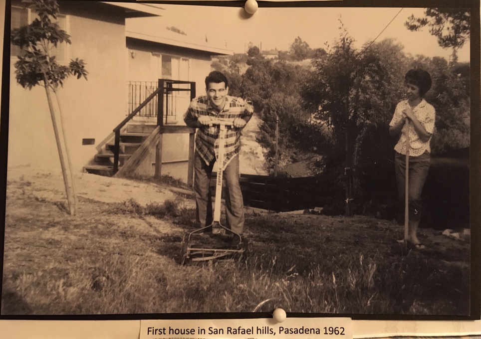 1st house in San Rafael Hills, Pasadena. 1962. 