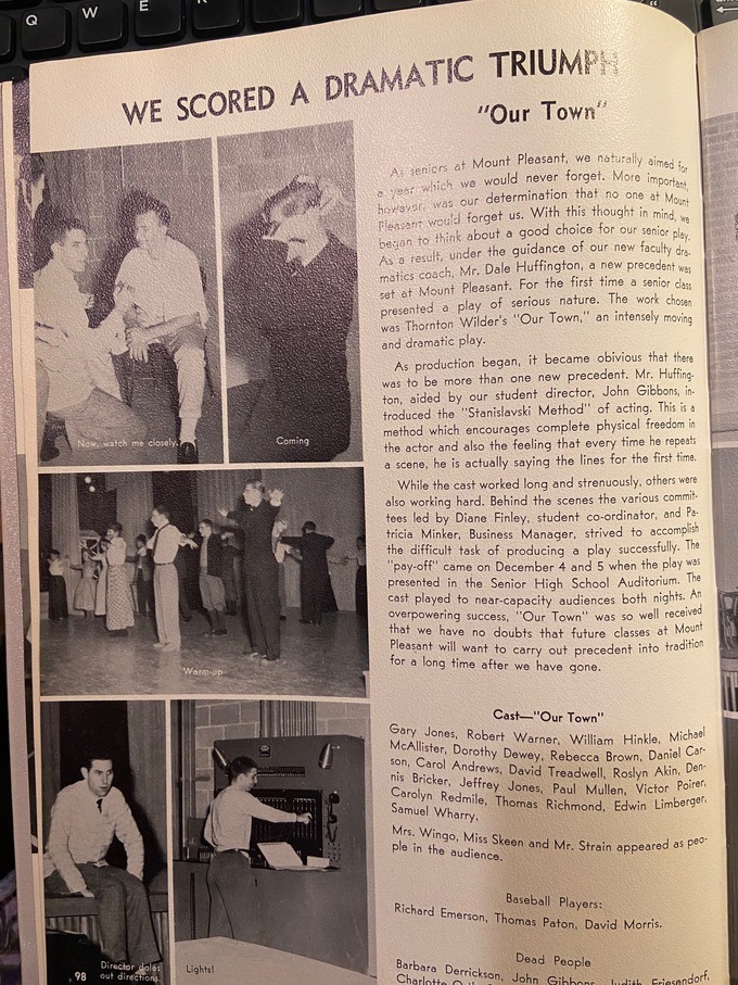 Senior Play Student Coordinator