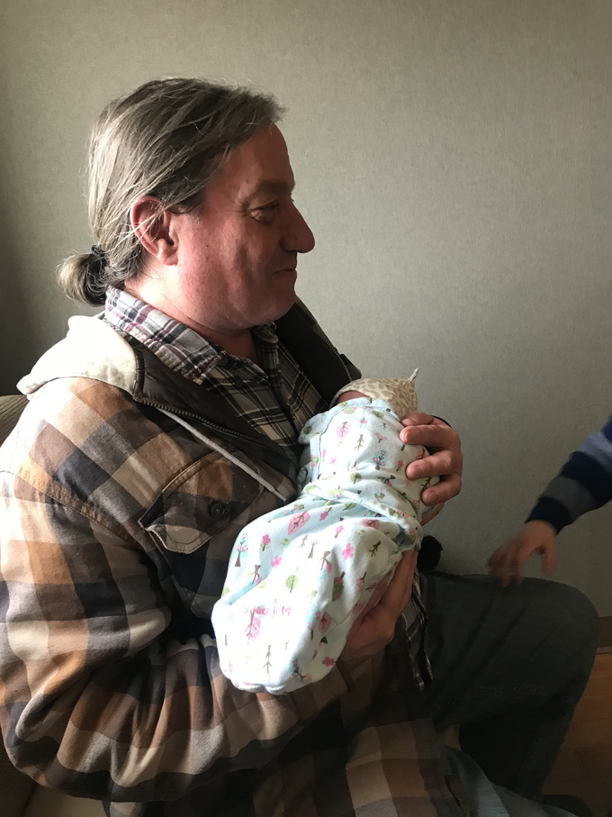 After his 6th grandchild's birth