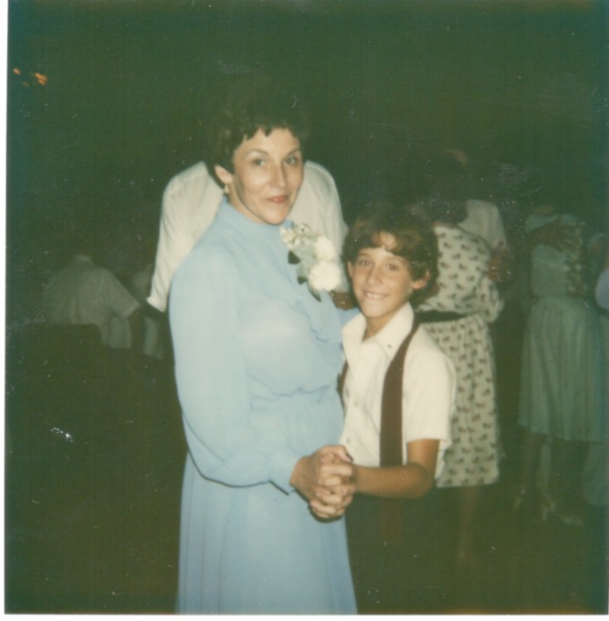 Mother and son share a dance