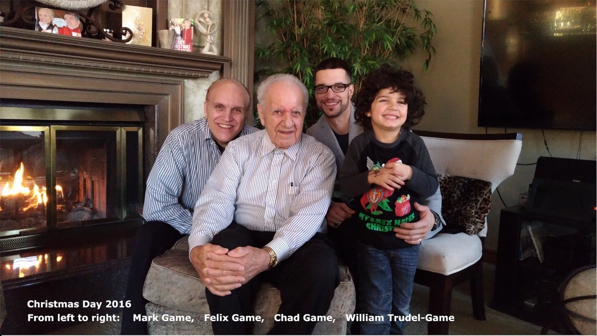 Felix - His son Mark - Grandson Chad & Great-Grandson William